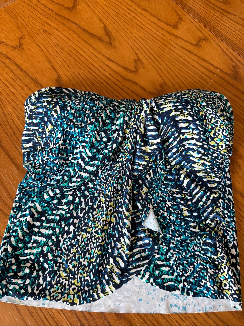 Vince Camuto Fly Away Swim Suit Top in Teal Multi